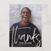 Korte lijnen Modern Afstuderen Dank u Briefkaart (Voorkant)