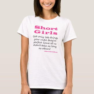 Korte-meisjes bovenaan t-shirt