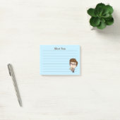Korte opmerking voor zakelijk man post-it® notes (Kantoor)