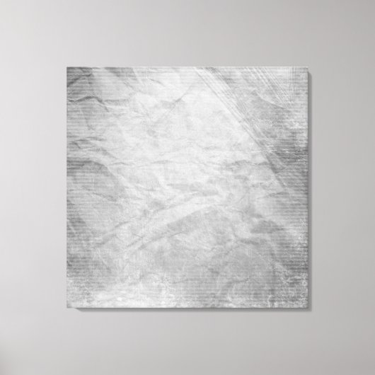 KORTE PAPIERSILVER GRAY GRAYS WITTE DIGITALE TEM CANVAS AFDRUK (Voorkant)
