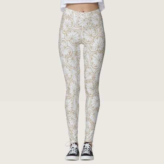 Korte platte Leggings (Voorkant)