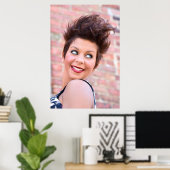 Korte Poster van Rocker Cut Salon (Thuiskantoor)