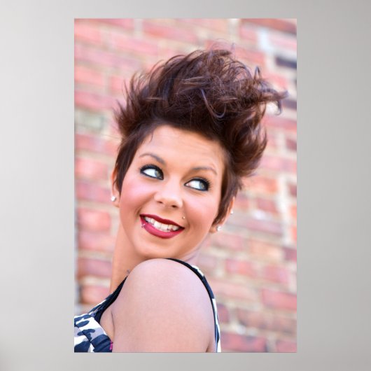 Korte Poster van Rocker Cut Salon (Voorkant)