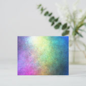 Korte regenboog Abstract Briefkaart (Staand voorkant)