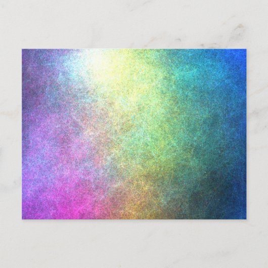 Korte regenboog Abstract Briefkaart (Voorkant)