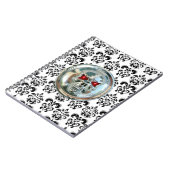 KORTE RIDERS DAMASK NOTITIEBOEK (Linkerzijde)