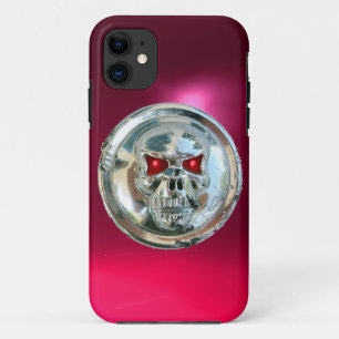 KORTE RIDERS MONOGRAM roze iPhone 11 Hoesje