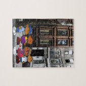 Korte slaapkamer legpuzzel (Horizontaal)