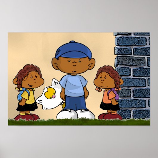 Korte slaapkamer poster (Voorkant)