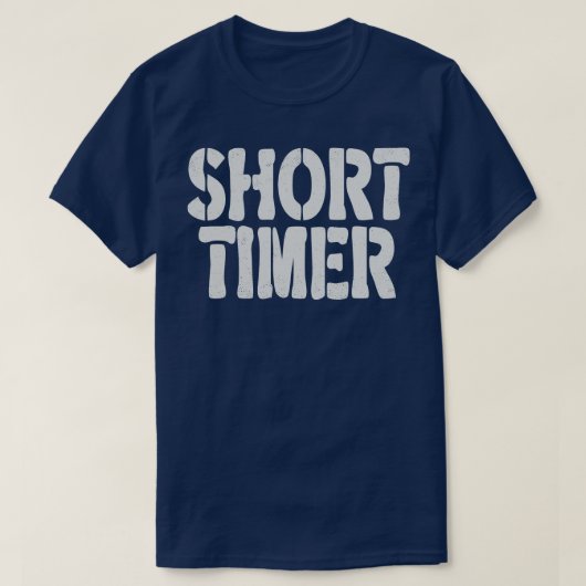 korte timer t-shirt (Design voorkant)