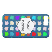 Korte vormen abstract ontwerp Case-Mate iPhone case (Achterkant (Horizontaal))