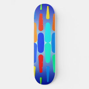 Korte vormen abstract ontwerp skateboard