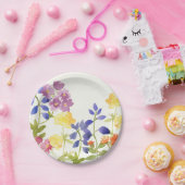 Korte Waterverf Floral paper Bord (Feest)