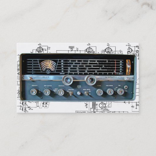  kortegolfradio-Visitekaartjes Visitekaartje (Voorkant)