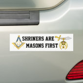 Korters zijn de eerste muren bumpersticker (Op auto)