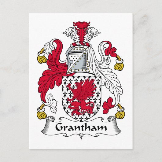 Kortham Family Crest Briefkaart (Voorkant)