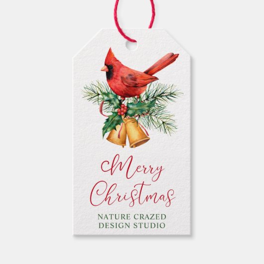 Korthamer Kerstmis Cadeaulabel (Voorkant)