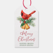 Korthamer Kerstmis Cadeaulabel (Achterkant)