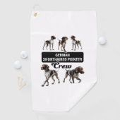 kortharige duitse stuurmansbemanning golfhanddoek (Insitu)