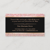 Korting Coupon Roos Gold Beauty Salon Floral (Achterkant)