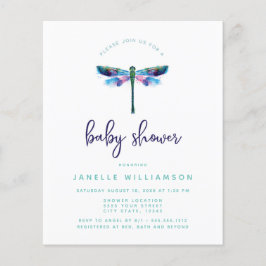 Korting op een mooie libel, Baby shower