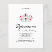 Korting op Quinceanera, rode injecties (Voorkant)