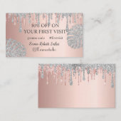 Korting Sale Deal Aanbieding Promotiecode Eerste b Visitekaartje (Voorkant / Achterkant)