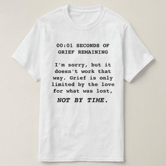 Korting van Grief T-shirt (Design voorkant)