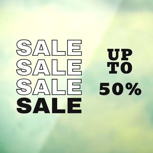 Korting WINKEL Raamsticker (Vel 3)