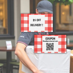 Kortingcoupon voor Gingham Delivery Kortingskaartje