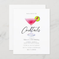 Kortingen op uitnodigingen van Cosmo Cocktail Part