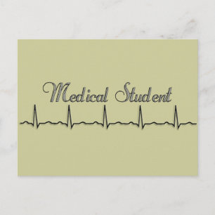 Kortingen voor QRS-ontwerp voor medische studenten Briefkaart