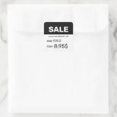 Kortingprijs ticker label (Tas)