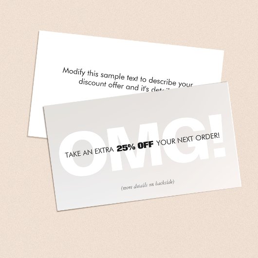 Kortingskorting op klantenkrediet kortingskaartje