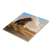 Kortlopend Beer Tegeltje (Zijkant)