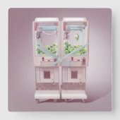 Kortmachine Vierkante Klok (Voorkant)