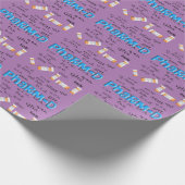 Kortpapier voor apothekers cadeaupapier (Hoek)