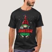 Kortste Gnome Buffalo Plays Family Kerstmis Paja T-shirt (Voorkant)