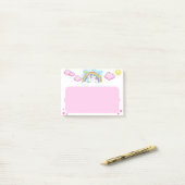 Kortstinkse stekels post-it® notes (Op bureau)