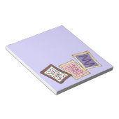 Kortstondige banketbakkersbakkersgebak notitieblok (Schuin)