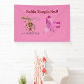 Kortstondige borstkankerwaarschuwing spandoek (Insitu)