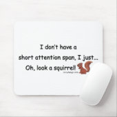 Kortstondige spaaneekhoorn muismat (Met muis)