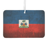 Kortstondige vlag van Haïti Luchtverfrisser (Achterkant)