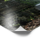 Kortstondige waterval foto afdruk (Hoek)