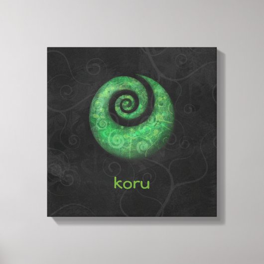 koru canvas afdruk (Voorkant)