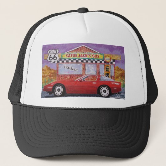 korvette schilderijen 005 trucker pet (Voorkant)