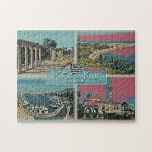 Kos - Griekenland - Mozaïek - Legpuzzel (Horizontaal)