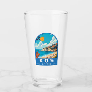 Kos Griekenland Travel Art Vintage Glas