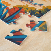 Kos Griekenland Travel Art Vintage Legpuzzel (Zijkant)