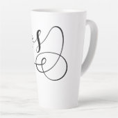 Kos Heart in vlag, Griekenland, ik hou van Kos, Co Latte Mok (Rechterhoek)